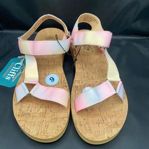 Cliffs by white mountain Pastel tie dye